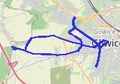 Trasa z dnia 2013-12-13 21:10 - mapa trasy gps - rower górski
