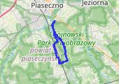 Trasa z dnia 2013-10-25 16:17 - mapa trasy gps - rower trekkingowy