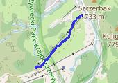 Trasa z dnia 2013-12-15 09:53 - mapa trasy gps - snowboard