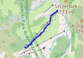 Trasa z dnia 2013-12-15 11:32 - mapa trasy gps - snowboard