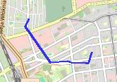 Trasa z dnia 2013-12-15 10:05 - mapa trasy gps - spacer