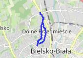 Trasa z dnia 2013-12-22 17:11 - mapa trasy gps - marsz