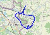 WIGILIJNE KRĘCENI.. - mapa trasy gps - rower górski