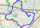 Trasa z dnia 2013-12-09 20:31 - mapa trasy gps - bieganie