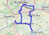 Trasa z dnia 2013-12-27 17:50 - mapa trasy gps - samochód