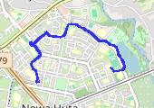 Trasa z dnia 2013-12-27 21:27 - mapa trasy gps - spacer