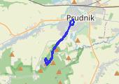 Na Zajęczą Kępę - mapa trasy gps - marsz