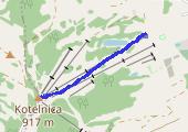 Trasa z dnia 2013-12-28 19:25 - mapa trasy gps - snowboard