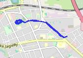Trasa z dnia 2013-12-17 20:35 - mapa trasy gps - bieganie