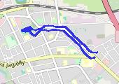 Trasa z dnia 2013-12-07 19:01 - mapa trasy gps - bieganie