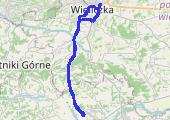 Trasa z dnia 2013-12-31 18:34 - mapa trasy gps - samochód
