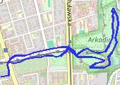 Trasa z dnia 2013-12-28 13:58 - mapa trasy gps - marsz
