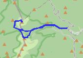 Z Karlovej Studánki na Petrovy kameny i Pradziada w zimowej aurze ! - mapa trasy gps - marsz