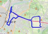 Trasa z dnia 2014-01-05 15:47 - mapa trasy gps - rower trekkingowy