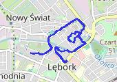 Trasa z dnia 2014-01-07 16:29 - mapa trasy gps - marsz