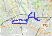 Trasa z dnia 2014-01-08 20:36 - mapa trasy gps - bieganie