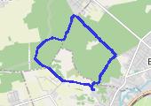 Trasa z dnia 2014-01-12 12:24 - mapa trasy gps - bieganie
