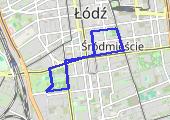 do i z pracy - mapa trasy gps - rower trekkingowy