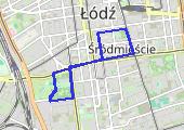 Do i z pracy - mapa trasy gps - rower trekkingowy