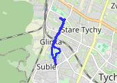 olka 2014-01-13 09:08 - mapa trasy gps - bieganie