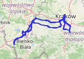 Trasa z dnia 2014-01-15 20:50 - mapa trasy gps - samochód