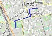 Do pracy - mapa trasy gps - rower trekkingowy