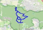aa - mapa trasy gps - narty biegowe