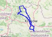 Trasa z dnia 2014-01-22 18:30 - mapa trasy gps - samochód