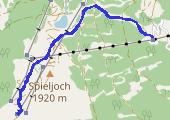 Trasa z dnia 2014-01-27 15:08 - mapa trasy gps - snowboard