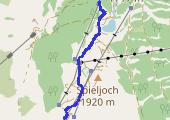 Trasa z dnia 2014-01-27 14:12 - mapa trasy gps - snowboard