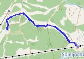 Trasa z dnia 2014-01-27 13:23 - mapa trasy gps - snowboard