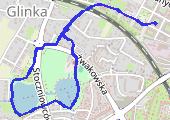 asia 2014-01-28 09:47 - mapa trasy gps - bieganie
