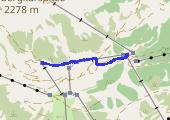 Trasa z dnia 2014-01-28 14:01 - mapa trasy gps - snowboard