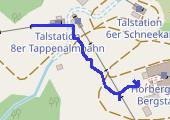 Trasa z dnia 2014-01-28 10:09 - mapa trasy gps - snowboard