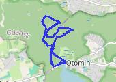 narty otomin - mapa trasy gps - narty biegowe