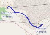 Trasa z dnia 2014-01-30 10:05 - mapa trasy gps - snowboard