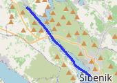 Sibenik-Zaton-17072012A - mapa trasy gps - łódź