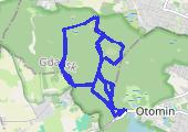 narty otomin - mapa trasy gps - narty biegowe