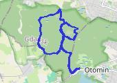 narty otomin - mapa trasy gps - narty biegowe