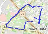 Trasa z dnia 2014-02-03 19:56 - mapa trasy gps - spacer