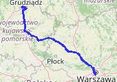 Trasa z dnia 2014-02-04 22:19 - mapa trasy gps - samochód