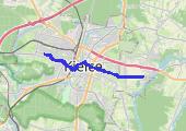 Trasa z dnia 2014-02-08 11:30 - mapa trasy gps - rower trekkingowy