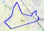 Trasa z dnia 2014-02-09 18:24 - mapa trasy gps - marsz
