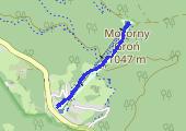 Trasa z dnia 2014-02-09 12:54 - mapa trasy gps - snowboard