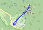 Trasa z dnia 2014-02-09 11:02 - mapa trasy gps - snowboard