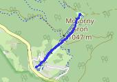 Trasa z dnia 2014-02-09 10:09 - mapa trasy gps - snowboard