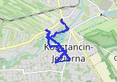 Trasa z dnia 2014-02-13 19:31 - mapa trasy gps - rower górski