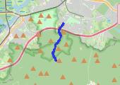 Puszcza Bukowa - mapa trasy gps - spacer