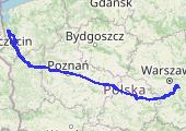 Trasa z dnia 2014-02-14 19:36 - mapa trasy gps - samochód
