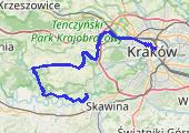 Trasa z dnia 2014-02-15 14:18 - mapa trasy gps - rower trekkingowy